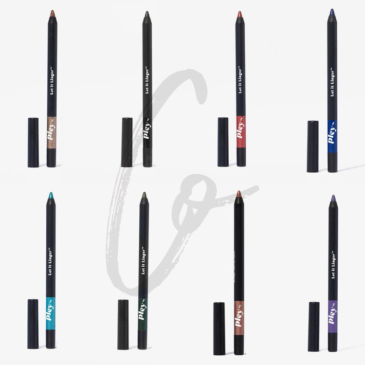 PLEY BEAUTY Let It Linger 12HR Longwear Pencil Eyeliner 0.04oz – You Choose!