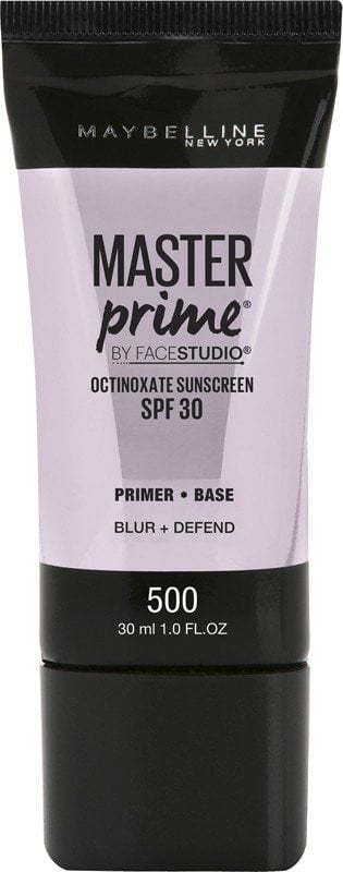 Maybelline Facestudio Master Prime Primer Makeup, Blur and Defend, 1 fl oz