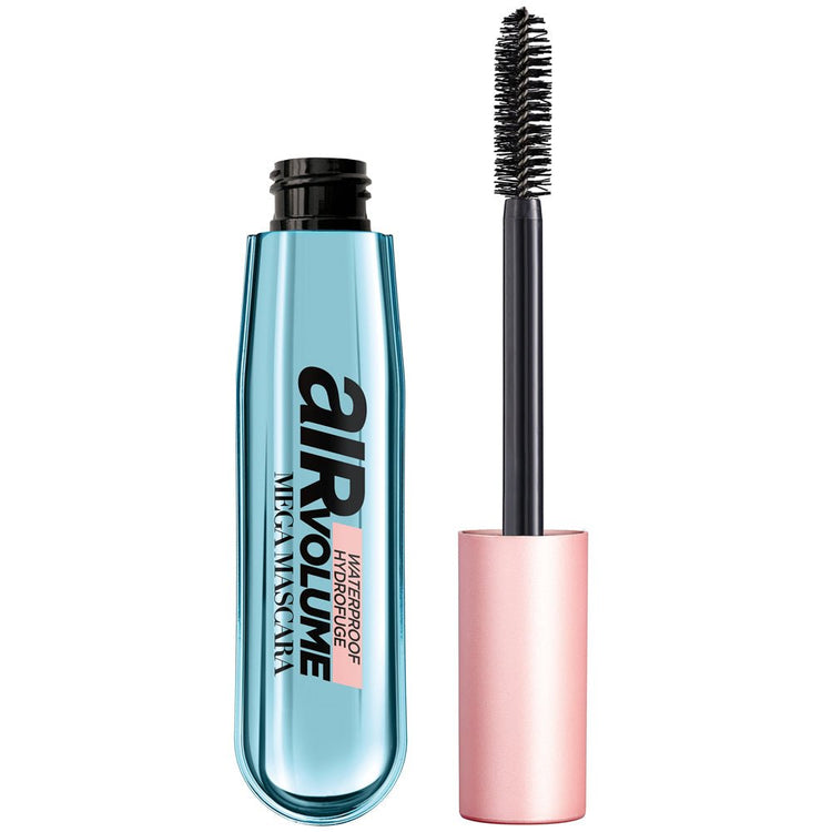 L'Oreal Paris Air Volume Lightweight Washable Mega Mascara, Blackest Black