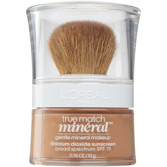 L'Oreal Paris True Match Powder Foundation Makeup, Soft Sable, 0.35 oz