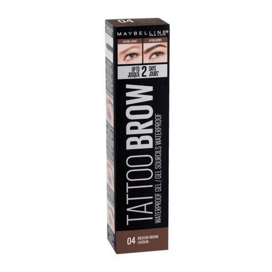 Maybelline Tattoo Brow Waterproof Gel - 04 Medium Brown