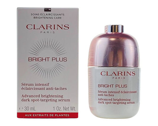 Bright Plus Advanced Brightening Dark Spot-Targeting Serum For Women By Clarins 1 oz