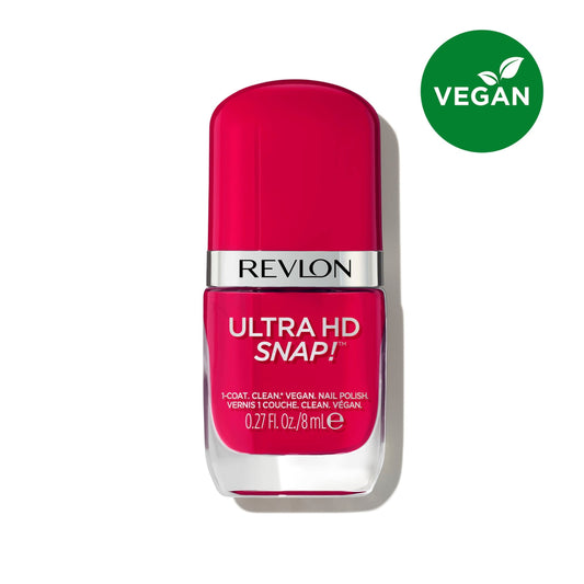 Revlon Ultra HD Snap Vegan Glossy Nail Polish, 030 Cherry On Top, 0.27 fl oz