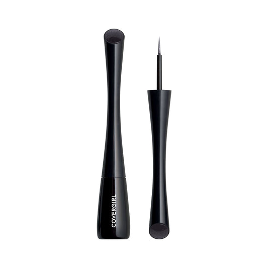 COVERGIRL Get In Line Liquid Eyeliner, Black Crystal, 0.08 fl oz (2.5 ml)