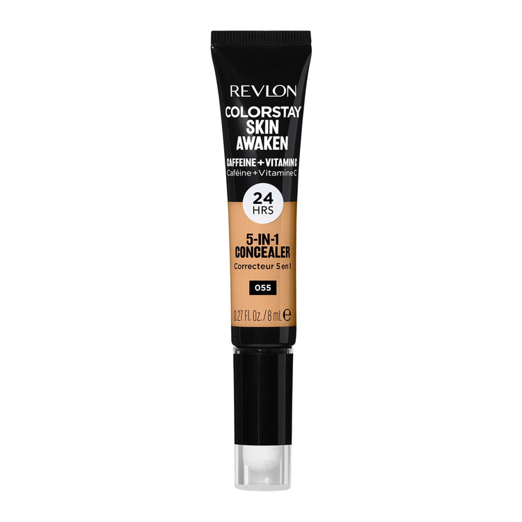 Revlon ColorStay Skin Awaken Cream Concealer Makeup, Longwear, 055 Latte, 0.27 fl oz