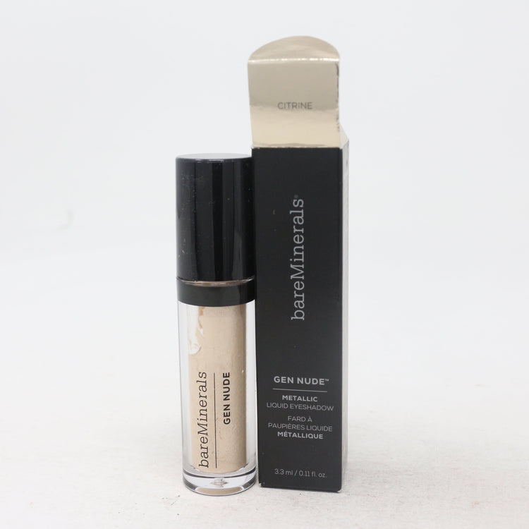 BAREMINERALS - BAREMINERALS/GEN NUDE METALLIC LIQUID EYE SHADOW (CITRINE) S.DMGD 0.11 OZ