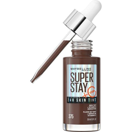 Maybelline Super Stay Super Stay Up to 24HR Skin Tint with Vitamin C, 375, 1 fl oz