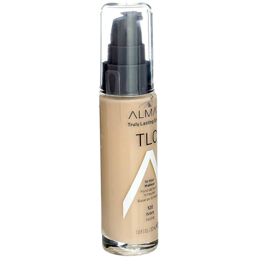 Almay Truly Lasting Color Liquid Foundation Makeup, 120 Ivory, 1 fl oz