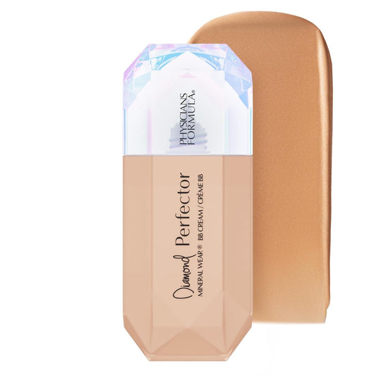Physicians Formula Mineral Wear Diamond Perfector BB Cream Makeup, Tan-to-Deep, 1.0 oz