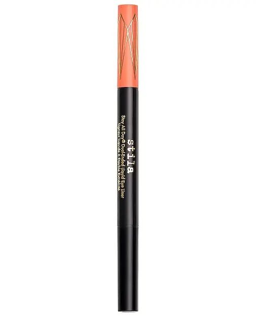 Stila Stay All Day Dual Eye Liner Intense Black / Tequila Sunrise, 0.033 oz
