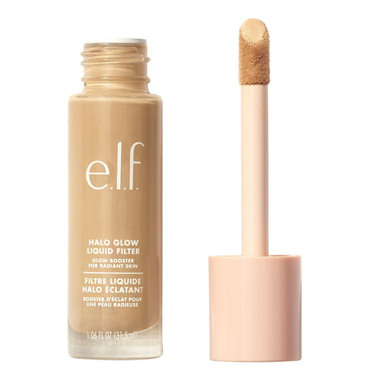 WHOLESALE e.l.f. Halo Glow Liquid Filter, Complexion Booster For A Glowing, Soft-Focus Look, Infused With Hyaluronic Acid, Vegan & Cruelty-Free, 5 Medium/Tan 216 UNITS
