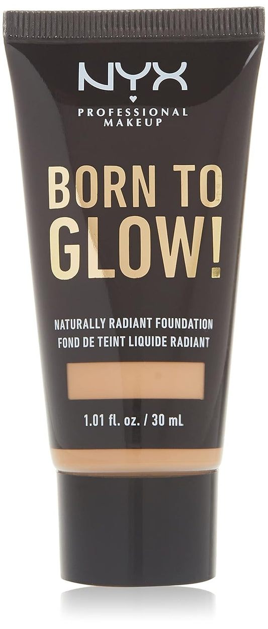 PREORDER WHOLESALE NYX PROFESSIONAL MAKEUP Born To Glow Naturally Radiant Foundation, Medium Coverage - Medium Olive