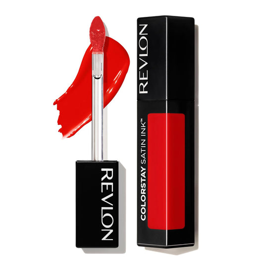 WHOLESALE Revlon ColorStay Satin Ink Liquid Lipstick, Longwear Rich Lip Colors, Formulated with Black Currant Seed Oil, 014 Smokin' Hot, 0.17 fl oz 91 UNITS