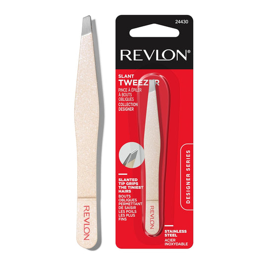 WHOLESALE Revlon Designer Series Slant Tweezer, High Precision, Made With Long Lasting Stainless Steel