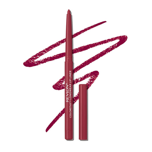 WHOLESALE Revlon Colorstay Lip Liner Makeup with Built-In Sharpener, Longwear Rich Colors, Smooth Application, 670 Wine, 0.01 oz 104 UNITS
