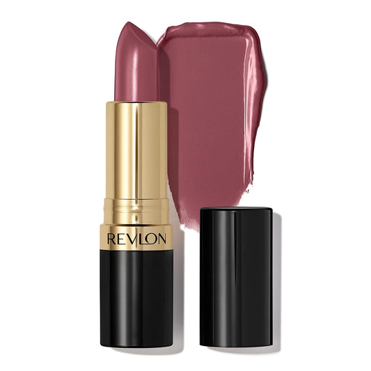 WHOLESALE Revlon Super Lustrous Lipstick, Creamy Formula For Soft, Fuller-Looking Lips, Moisturized Feel, 473 Mauvey Night, 0.15 oz 54 UNITS
