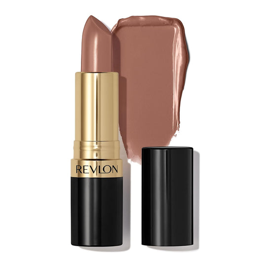 WHOLESALE Revlon Super Lustrous Lipstick, Creamy Formula For Soft, Fuller-Looking Lips, Moisturized Feel, 756 Nude Fury, 0.15 oz 67 units
