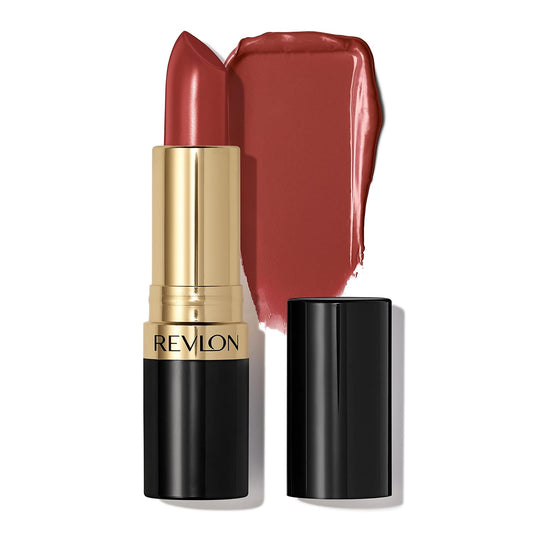 WHOLESALE Revlon Super Lustrous Lipstick, Creamy Formula For Soft, Fuller-Looking Lips, Moisturized Feel, 535 Rum Raisin, 0.15 oz 19 UNITS