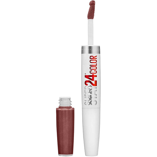 Maybelline SuperStay 24 2-Step Liquid Lipstick Makeup, 345 Espresso Edge