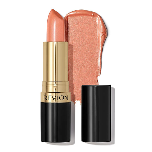 WHOLESALE  Revlon Super Lustrous Lipstick, Creamy Formula For Soft, Fuller-Looking Lips, Moisturized Feel, 120 Apricot Fantasy 48 UNITS