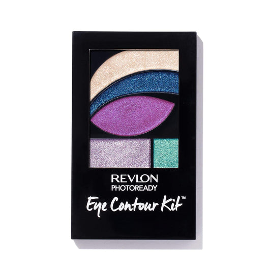 WHOLESALE Revlon PhotoReady Eye Contour Kit, Eyeshadow Palette with 5 Wet/Dry Shades & Double-Ended Brush Applicator, Eclectic (517), 0.1oz