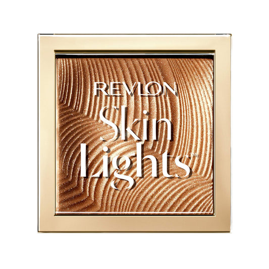 WHOLESALE Revlon Skinlights Prismatic Powder Bronzer, Translucent-to-Buildable Coverage, 110 Sunlit Glow, 0.31 oz 176 UNITS