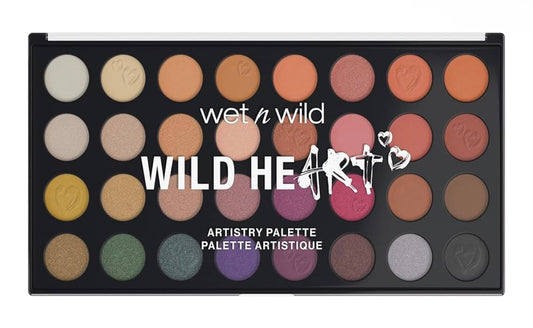 WHOLESALE wet n wild Artistry Eyeshadow Makeup 32 Pan Palette, Highly-Pigmented Matte, Shimmer, Metallic Finishes, Long Lasting Builadble & Blendable Formula Cruelty Free & Vegan - Wild Heart 144 Units