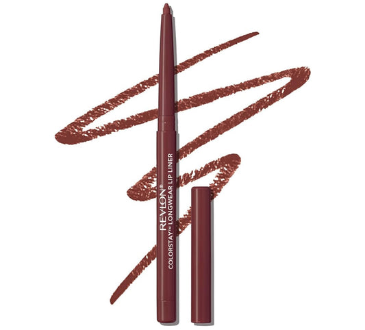 WHOLESALE Revlon Colorstay Lip Liner Makeup with Built-In Sharpener, Longwear Rich Colors, Smooth Application, 645 Chocolate, 33 units