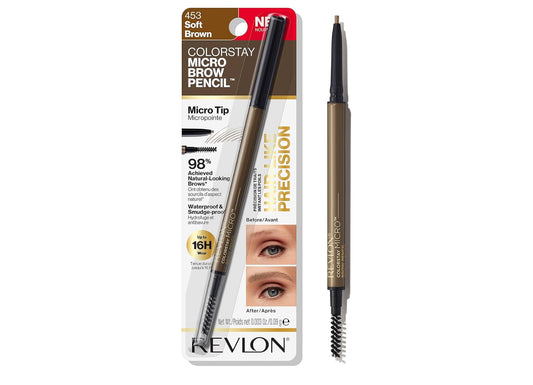 WHOLESALE Revlon ColorStay Micro Eyebrow Pencil, 453 Soft Brown