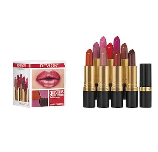 Revlon Limited Edition Super Lustrous Lipstick Cube, The Collection, 9 Colors