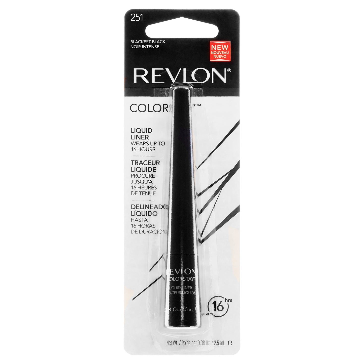 Revlon Colorstay Liquid Eyeliner, Blackest Black