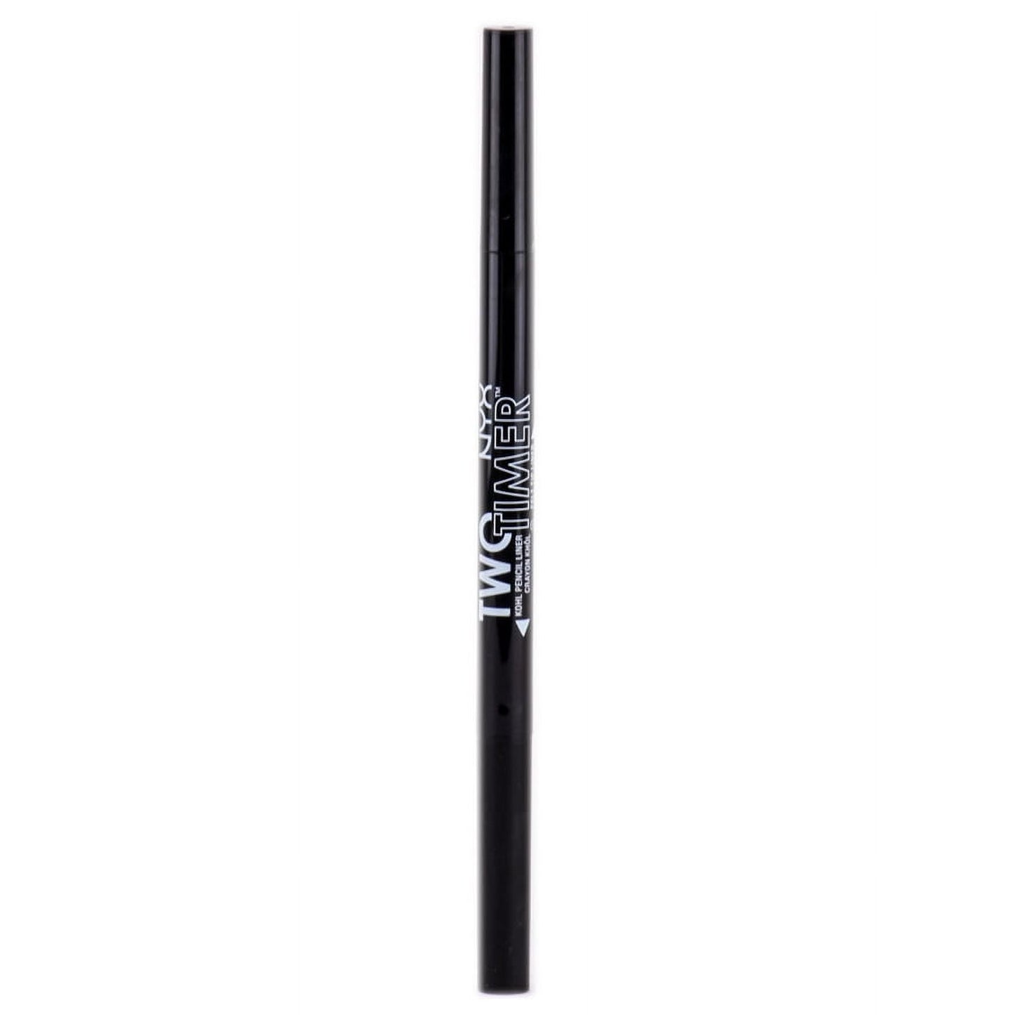 NYX Professional Makeup Two Timer Eyeliner, Jet Black 0.04 oz