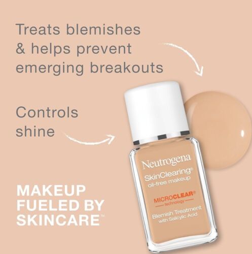 Neutrogena Skin Clearing Liquid Foundation Classic Ivory #10