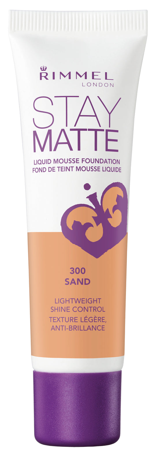 Rimmel London Stay Matte Liquid Foundation, Sand, 1 oz