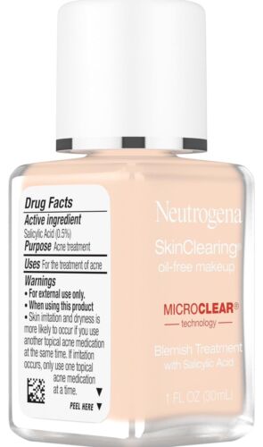 Neutrogena Skin Clearing Liquid Foundation Classic Ivory #10