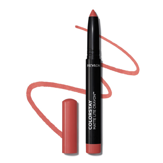 Revlon ColorStay Matte Lite Crayon Lightweight Lipstick, She'S Fly, 0.049 oz