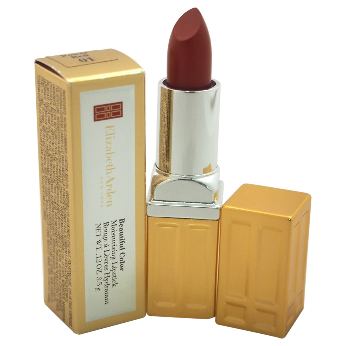 Elizabeth Arden Beautiful Color Moisturizing Lipstick - # 01 Power Red 0.12 oz