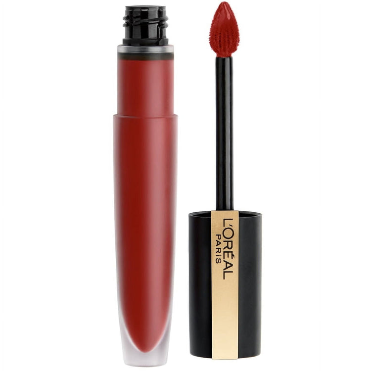 L'Oreal Paris Rouge Signature Matte High Pigment, Lightweight Lip Ink, I Am Worth It