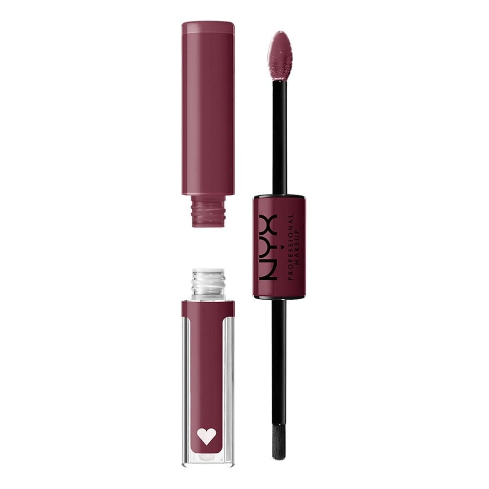 NYX Professional Makeup Shine Loud Vegan High Shine Long-Lasting Liquid Lipstick, 19 Never Basic