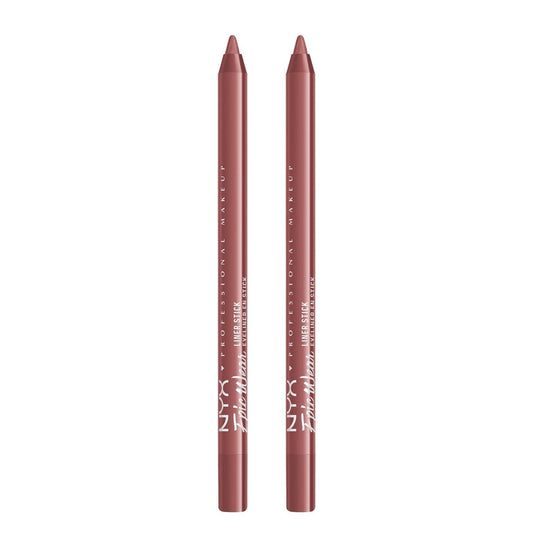 NYX Professional Makeup Epic Wear Liner Sticks, Long-Lasting Waterproof Eyeliner Pencil, Dusty Mauve, Pack of 2