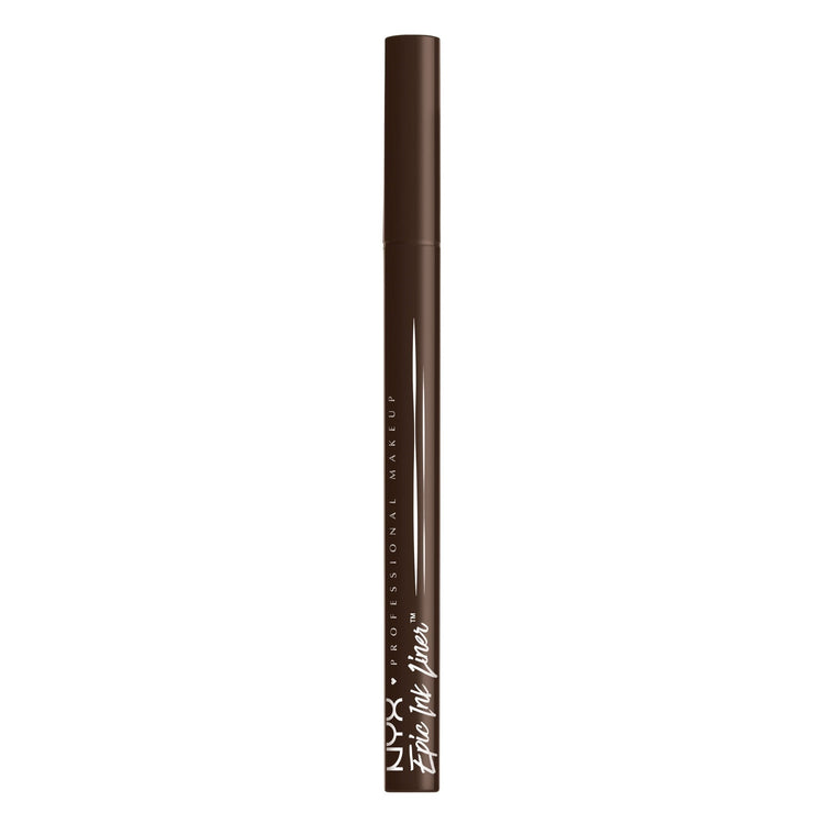 NYX Professional Makeup Epic Ink Liner, Waterproof Liquid Eyeliner, Dark Chocolate, 0.03 fl oz