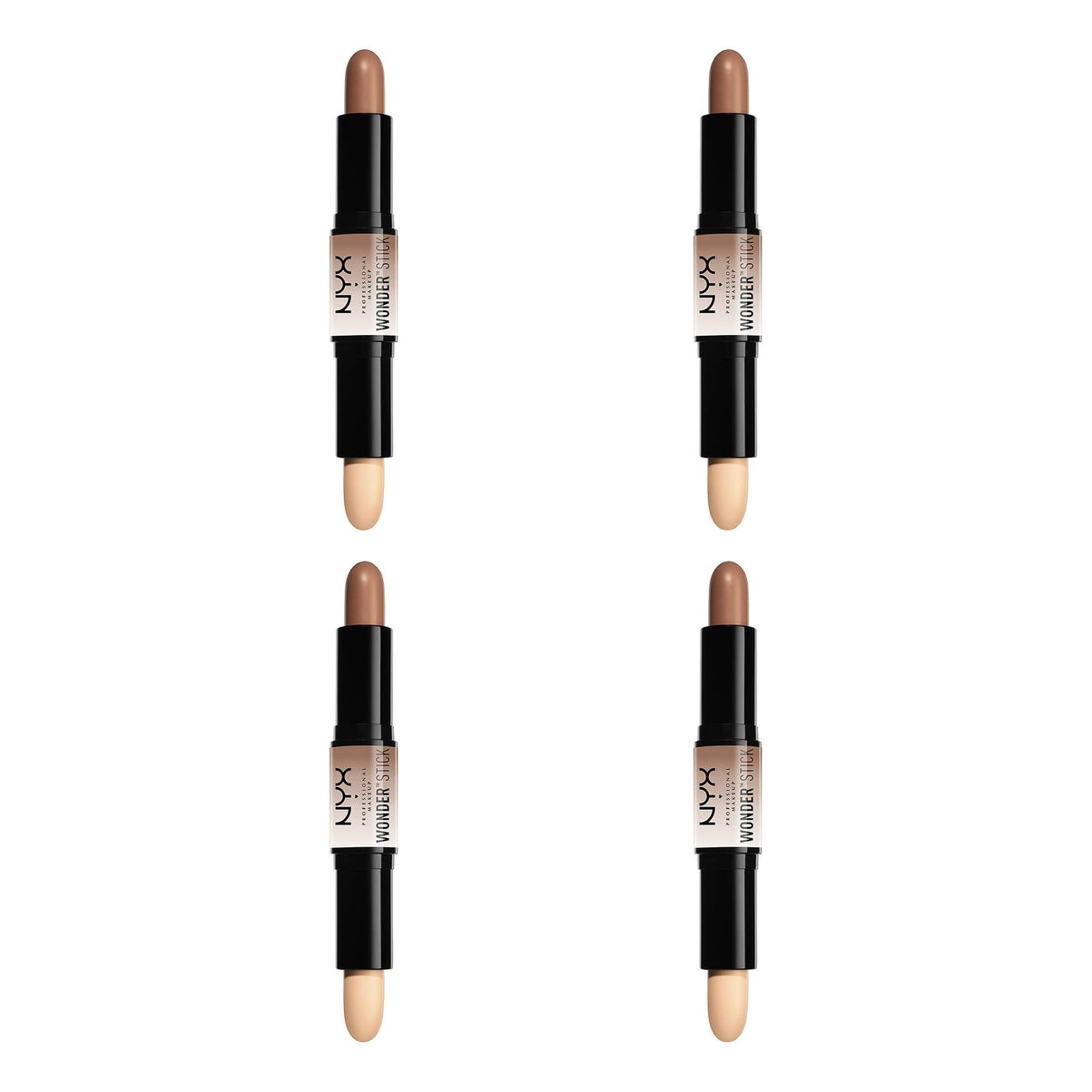 NYX PROFESSIONAL MAKEUP Wonder Stick, Light, Pack of 4
