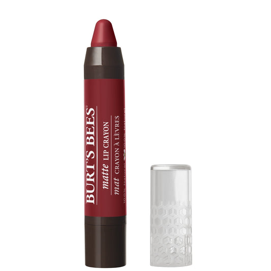 Burt's Bees 100% Natural Moisturizing Matte Lip Crayon, Redwood Forest - 1 Crayon