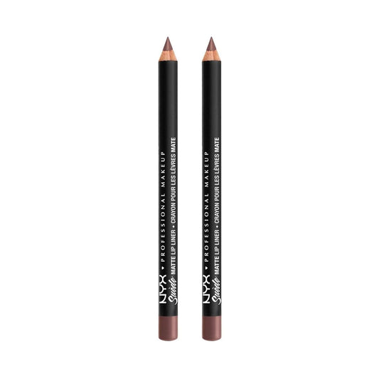 NYX Cosmetics Lipliner Pencil, Prune - 0.04 oz, Pack of 2