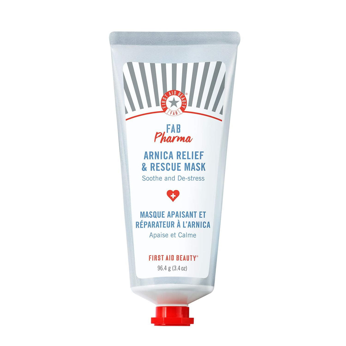 First Aid Beauty FAB Pharma Arnica Relief & Rescue Mask Soothing Leave-On Face Mask for Dry Skin - 3.4 oz.