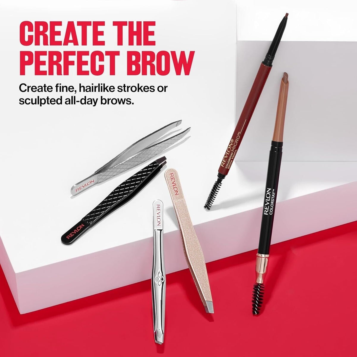 Revlon ColorStay Waterproof Brow Pencil w/Brush Angled Tip, 215 Auburn
