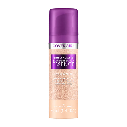 COVERGIRL Simply Ageless Skin Perfector Essence, Light 20, 1 fl oz