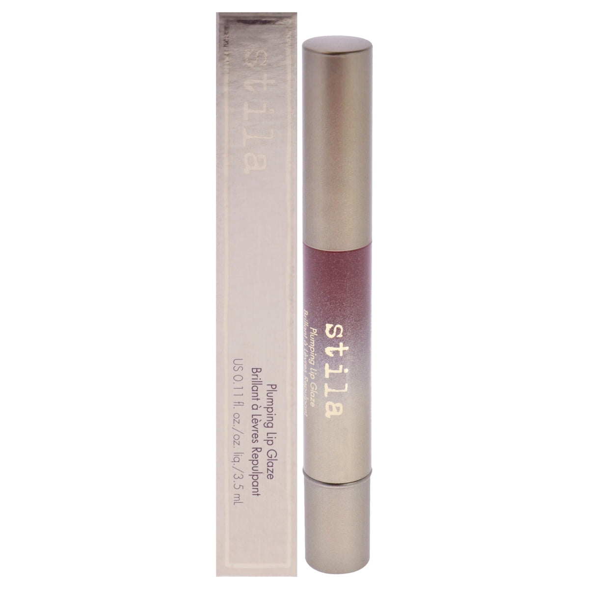 Stila Plumping Lip Glaze - Cinnamon , 0.11 oz Lip Gloss