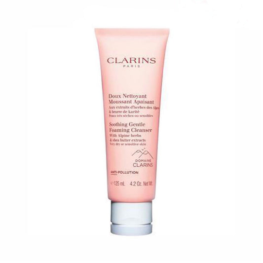 Clarins Nettoyant Apaisant Soothing Gentle Foaming Cleanser Very Dry and Sensetive Skin, 4.2 oz