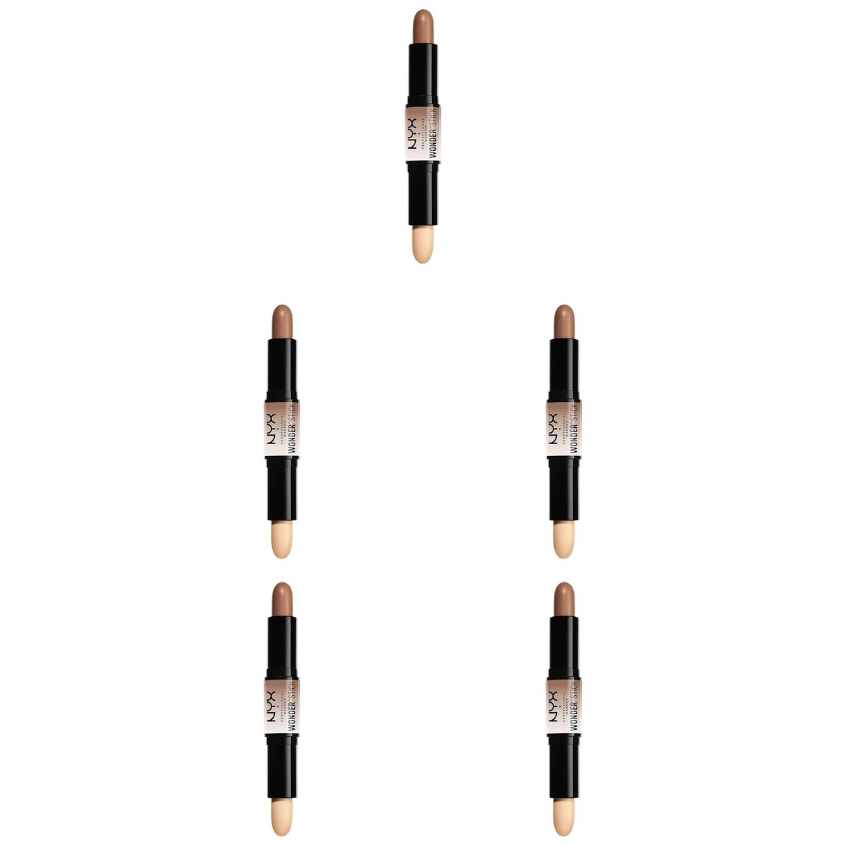 NYX PROFESSIONAL MAKEUP Wonder Stick, Light, Pack of 5
